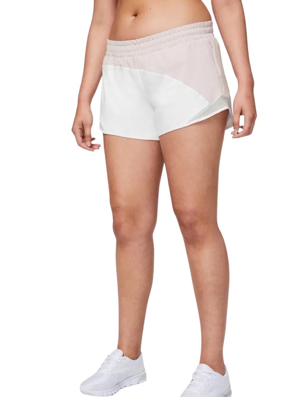 Women’s Lululemon Hotty Hot Short 4” Asym Special Edition White Size 10